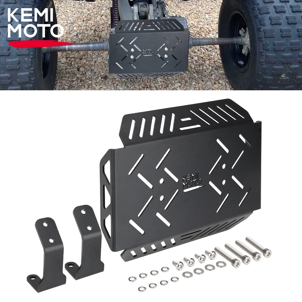 KEMIMOTO ATV Rear Bracket Compatible with Yamaha Raptor 700 700R 2006-2022 2023 Rear Bumper Bash Guard Sprocket Cover