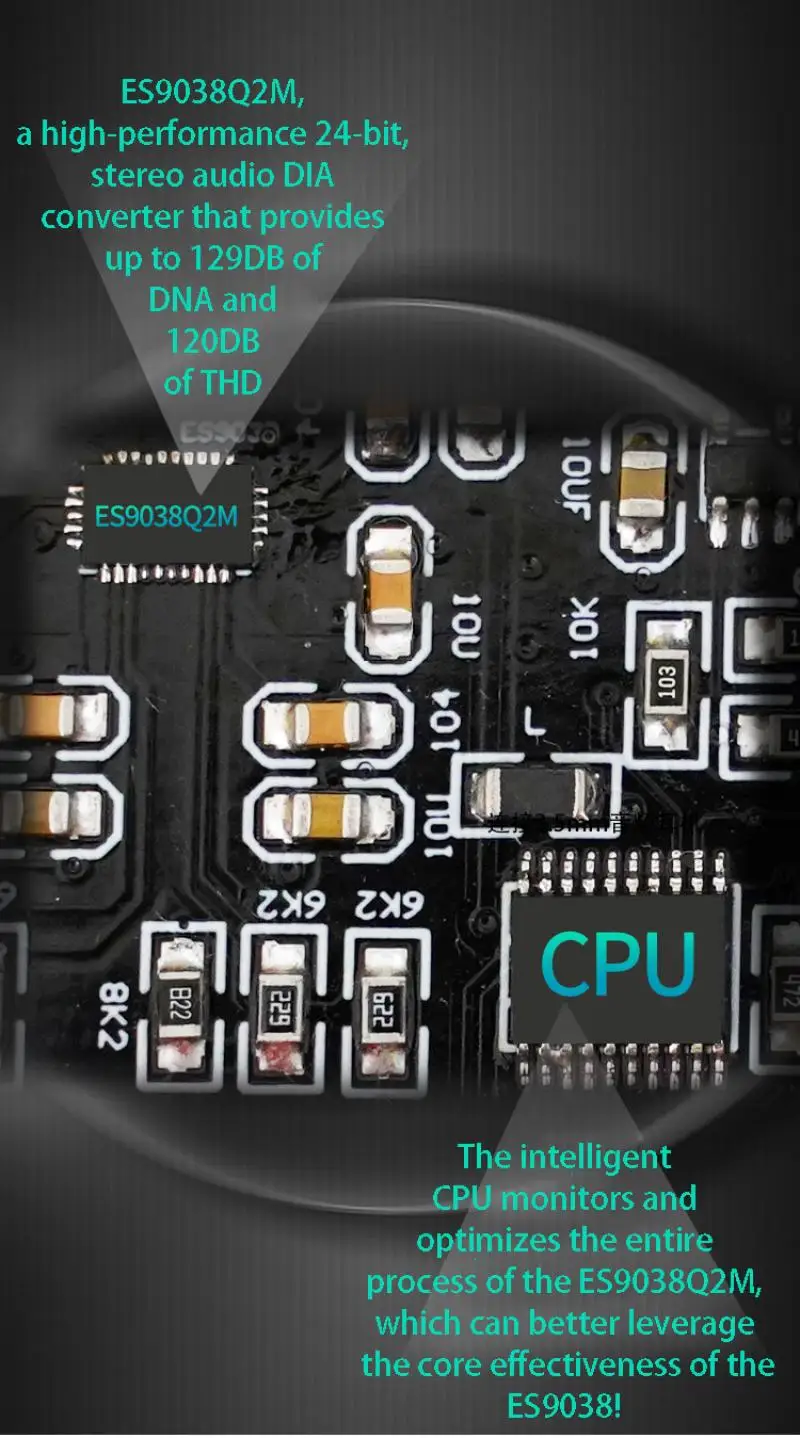 QCC5125, Bluetooth 5.1, APTX-HD, LDAC, Decodificador de