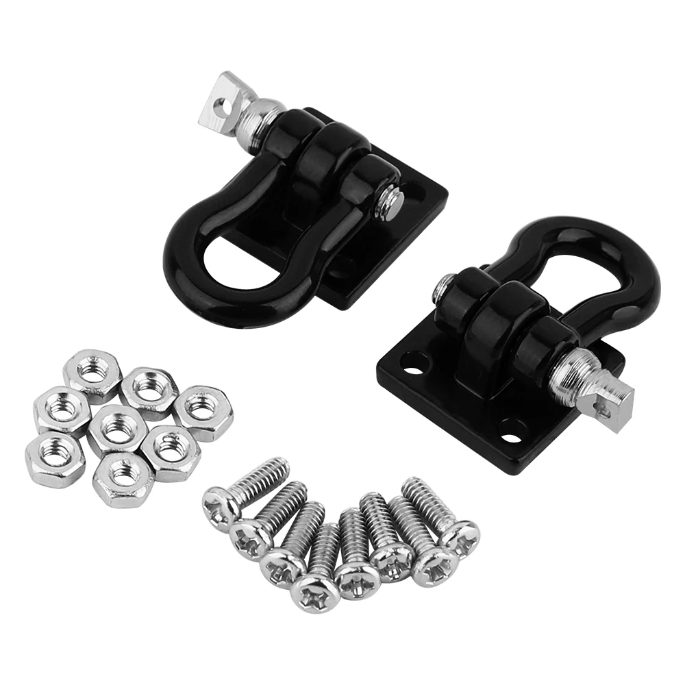 1/10 Scale RC Crawler Metal Recovery Chain With Trailer Hitch & Winch Anchor