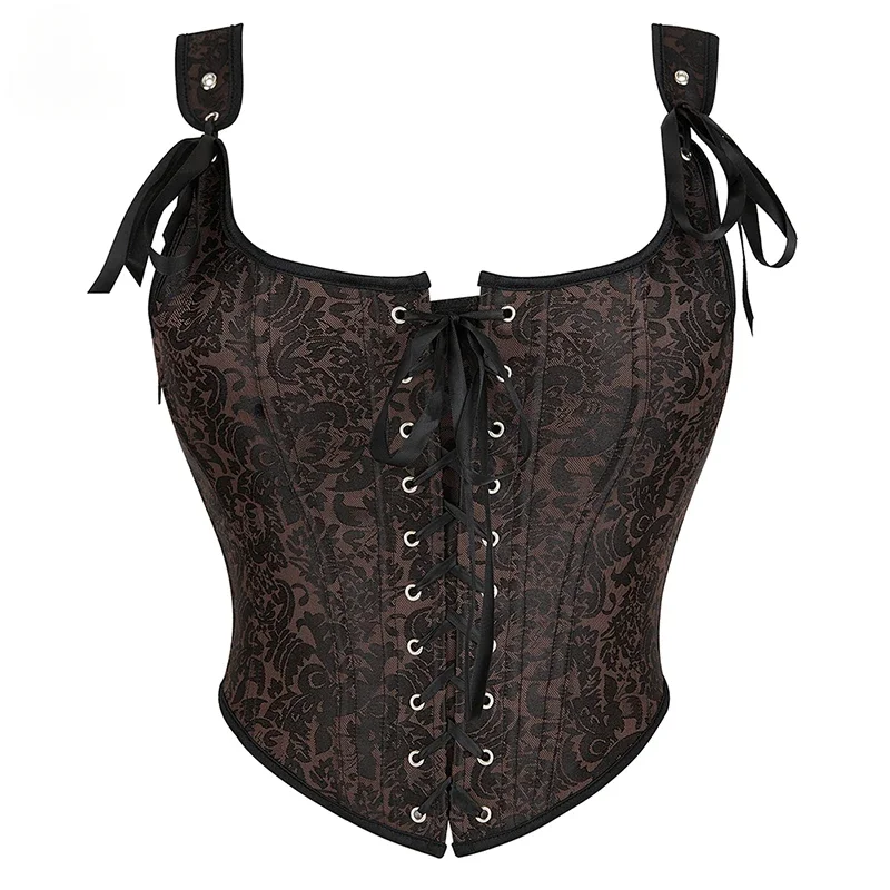 

Halloween Dressing Up Showing Outfits Retro Steampunk Corset Bustier Top Waist Training Vest Shapewear Plus Size