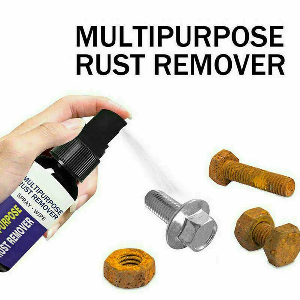 Car Anti-Rust Remover Inhibitor Maintenance Derusting Spray Cleaner Stainless Steel Rust Tire Axle Care Removal Tools Supplies
