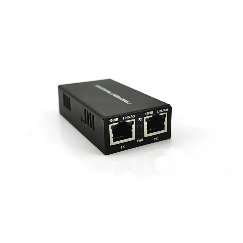 1Pc 10/100/1000M Mini 2X Fiber Optical Transceiver Fibra Optic 25/30KM A/B SC SingleMode Switch Fiber Ethernet Media Converter