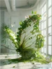 Customize the spring landscape, plant butterflies in green in spring, and decorate the shopping mall window with Meichen device 1