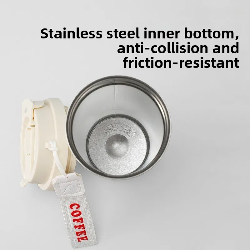 500ML Stainless Steel Thermal Cup Keeps Cold and Heat Mugs Portable Tumbler Coffee Cup Travel Thermal Water Bottle Vacuum Flask