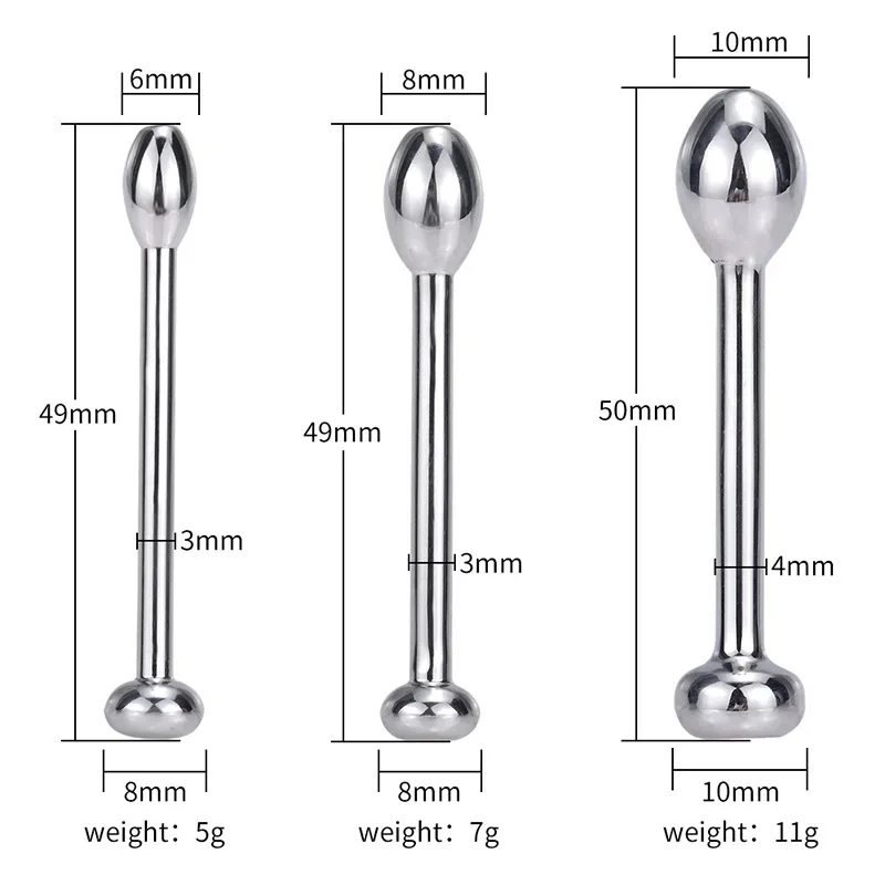 Stainless Steel Catheter Urethral Dilators Horse Eye Stimulator Penis Plug Insert Rods Adult Product Sex Toys for Men New Design penis sex toys