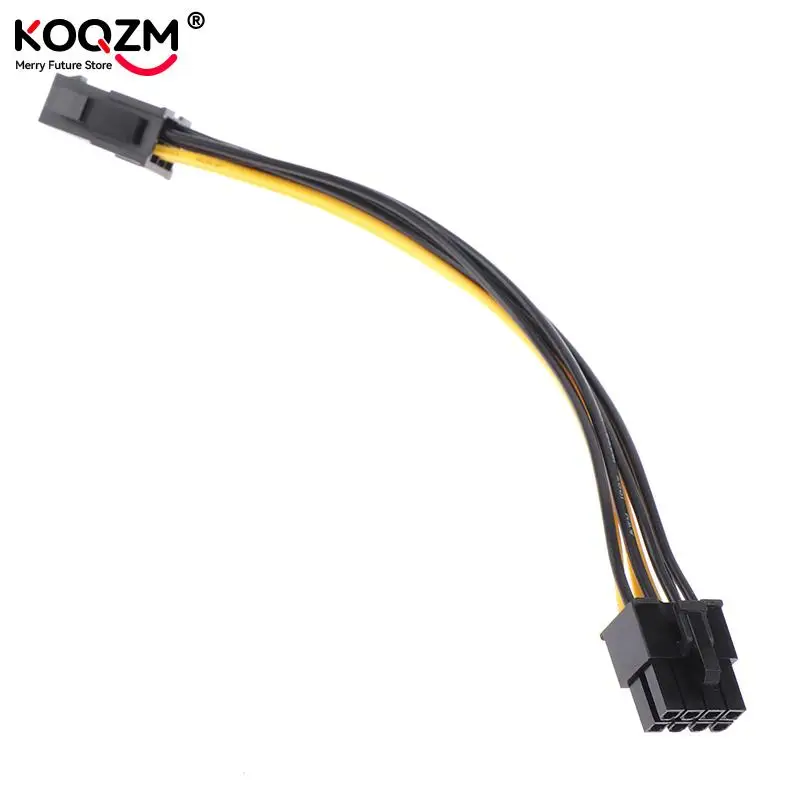 PCIe 비디오 카드용 전원 어댑터 케이블, PCIe 전원 익스텐션 케이블 어댑터, 6 핀-8 핀 PCIe 전원 코드, 20cm