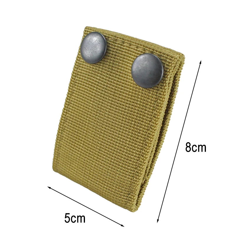 Heavy Duty Tactical Handcuff Holster with Double Snap Slide-On Design