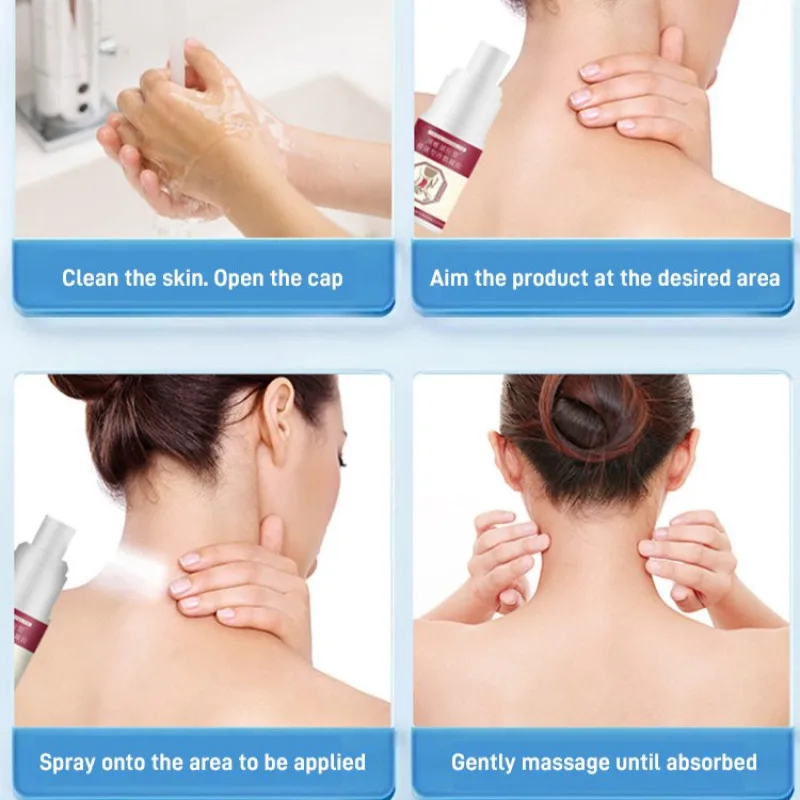 Cervical Spine Soreness and Numbness Cold Compress Gel Sprayable Neck Distension Cold Compress Gel