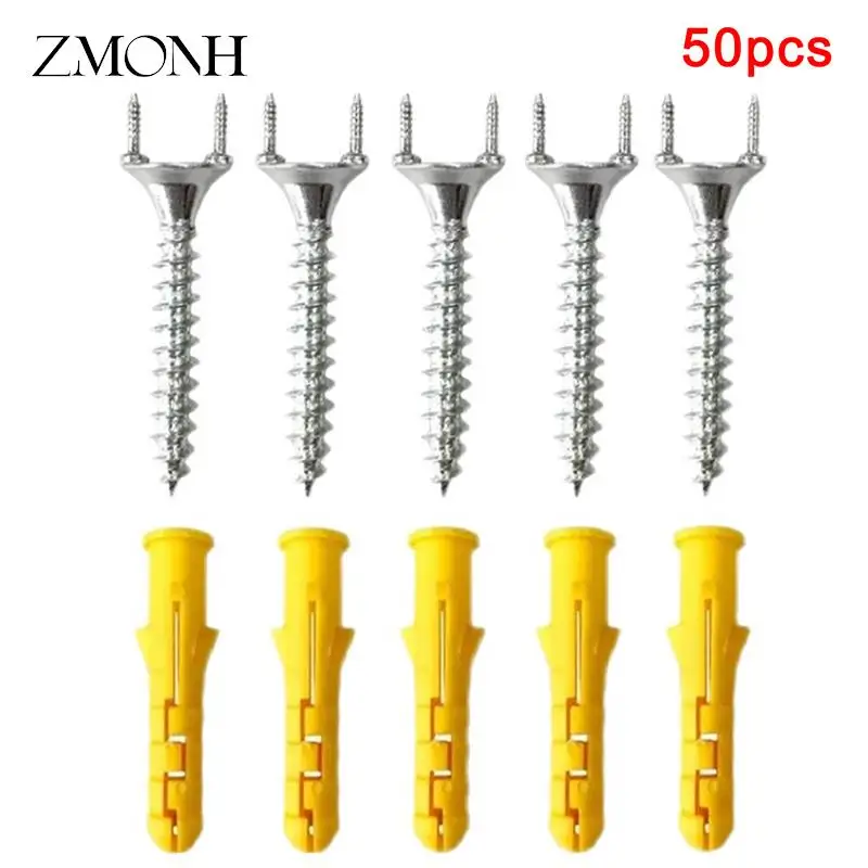 50PCSSeamlessNailsScrewSolidWoodBaseboardSeamlessNailsFoot