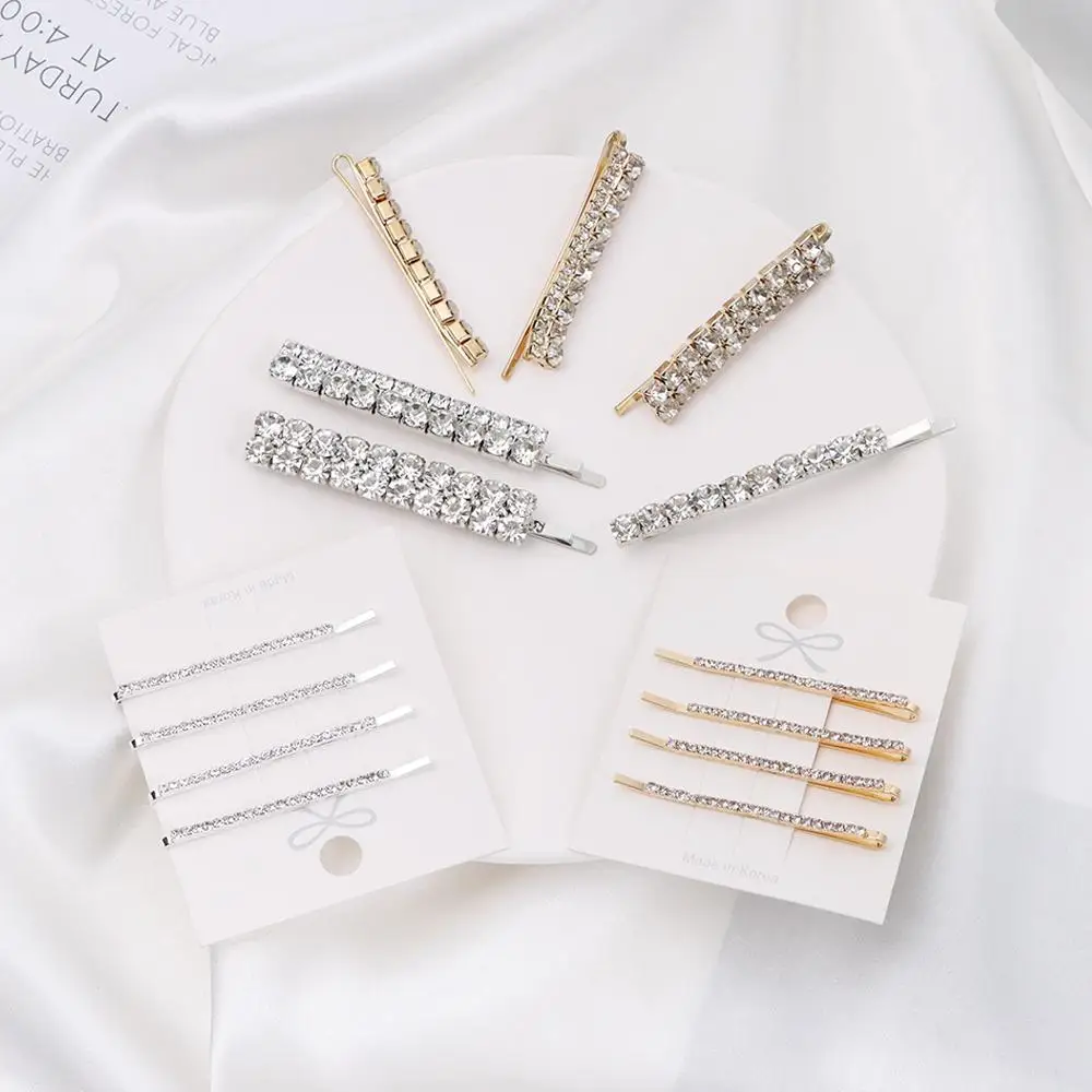 Description Picture 4 of itemFashion Accessories Bingbing Diamondl Hairgrip Rhinestones Hairpins Shining Crystal Barrettes Hair Clips Set