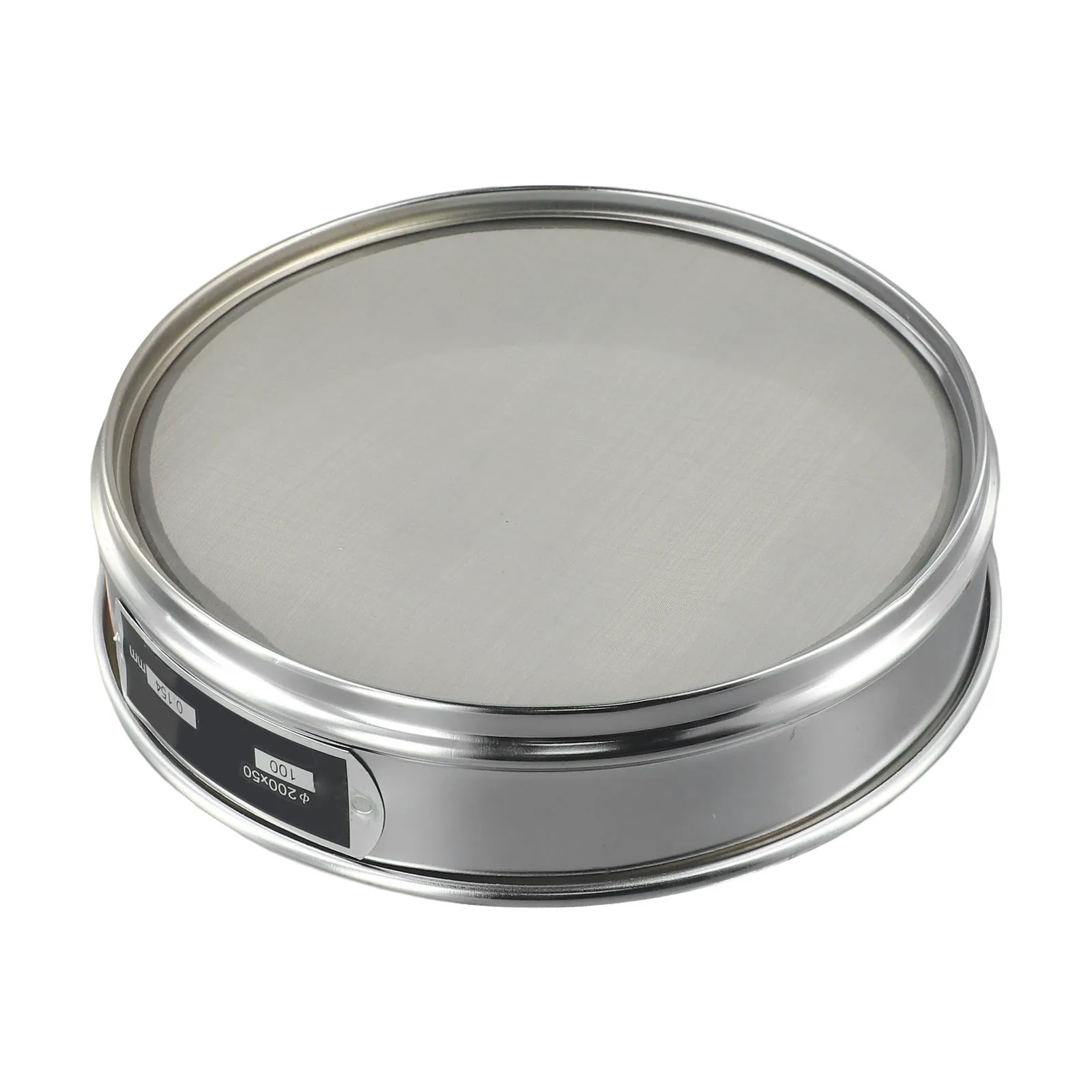 Stainless Steel Laboratory Test Sieve Filter Mesh Sampling Inspection Pharmacopeia Sieve 10-100 Mesh 2-0.15mm Aperture 20cm