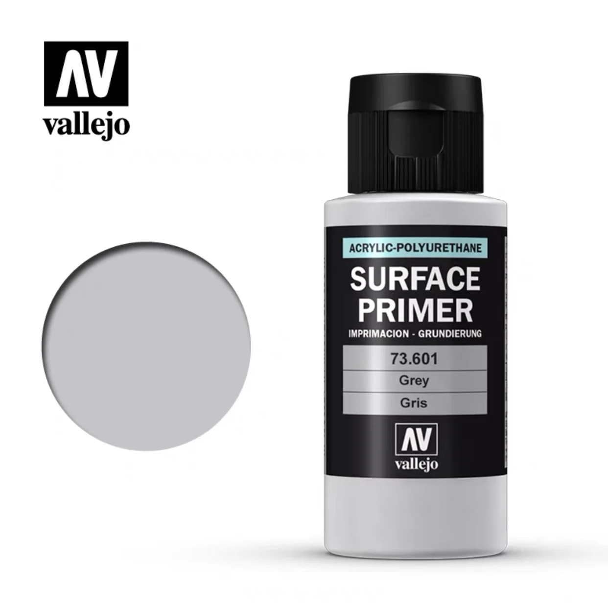 White Surface Primer 200ml Vallejo Acrylic-Polyurethane 74600