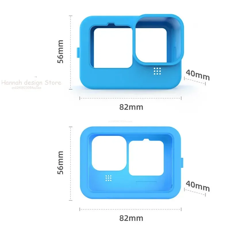 Lot de 8 coques silicone pour GoPro Hero 11/10/9/8/7/6/5 - Protection antichoc