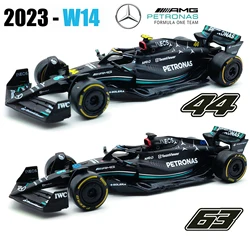 Bburago 1:43 Mercedes AMG 2023 W14 E Performance F1 Formula Car Die Cast Vehicles Collectible Model Racing Toys