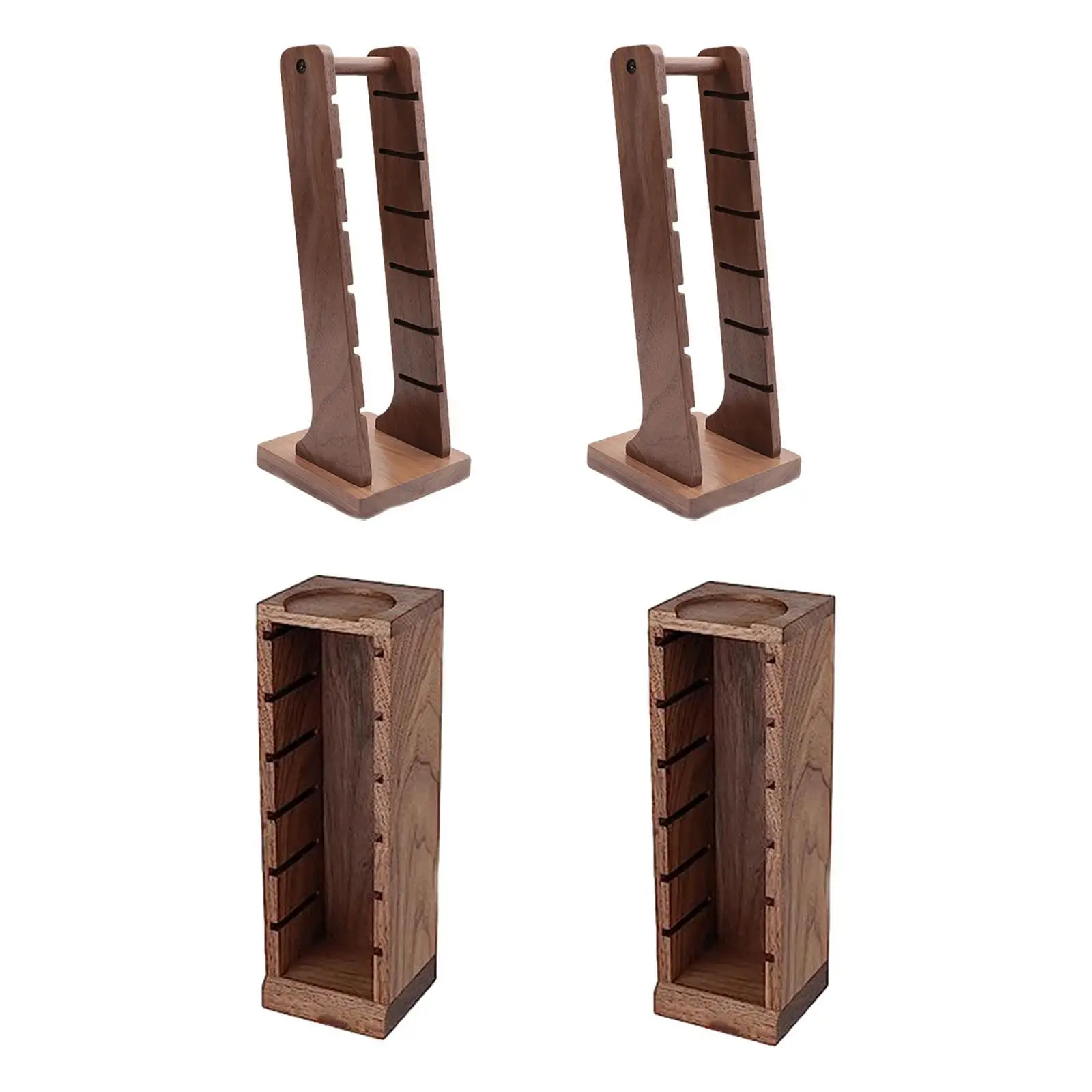 Coffee Powder Bowl Storage Shelf Lightweight Sturdy Wood for Bar Bakery Desk 2