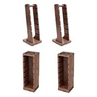 Coffee Powder Bowl Storage Shelf Lightweight Sturdy Wood for Bar Bakery Desk 2