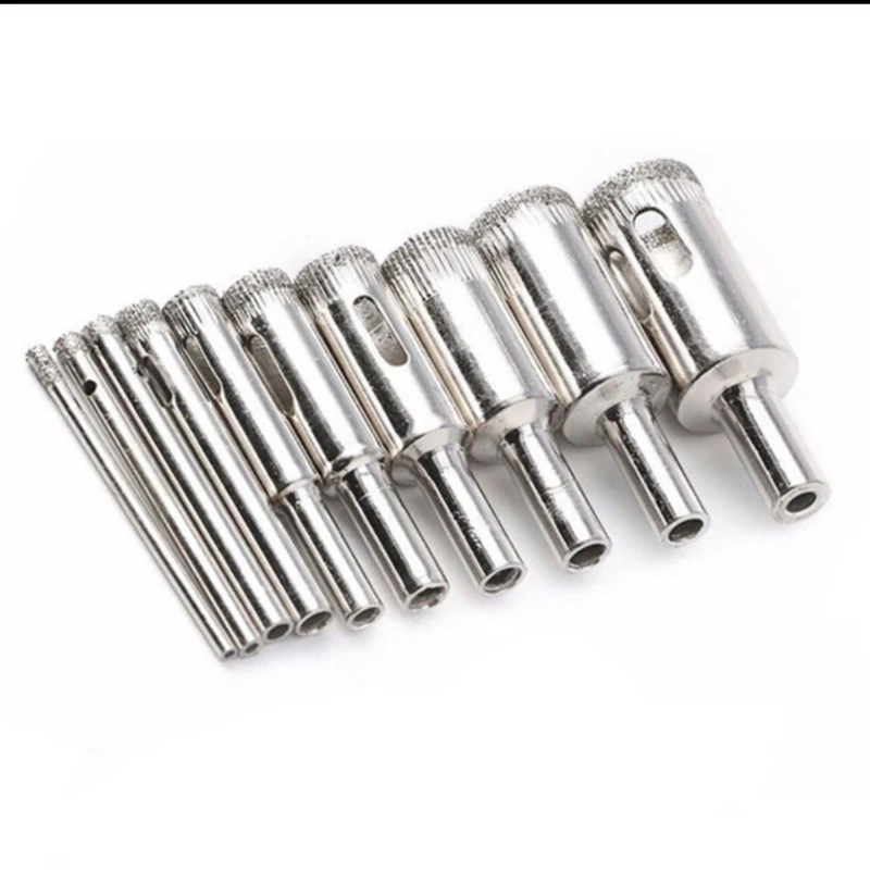 

For Glass Drill bits Ceramic Marble Combo Granite Hole Set Tile 10pcs 3mm-18mm Diamond Tool Saw 2018 Practical