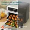 11-in-1 Air Fryer Oven , 13Qt Small Footprint Airfryer combo with Rotisserie, Toast, Bake, Roast, Reheat Functions and mo 3