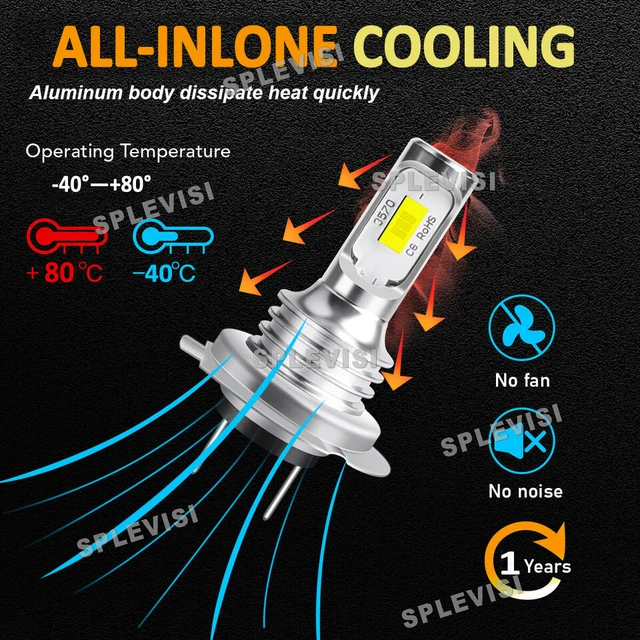 مصباح أمامي ليد للسيارة لسلسلة بي دبليو 3 ، H7 ، H7 ، مصابيح مصباح ضوئي عالي ومنخفض ، مصابيح ، E46 كوبيه