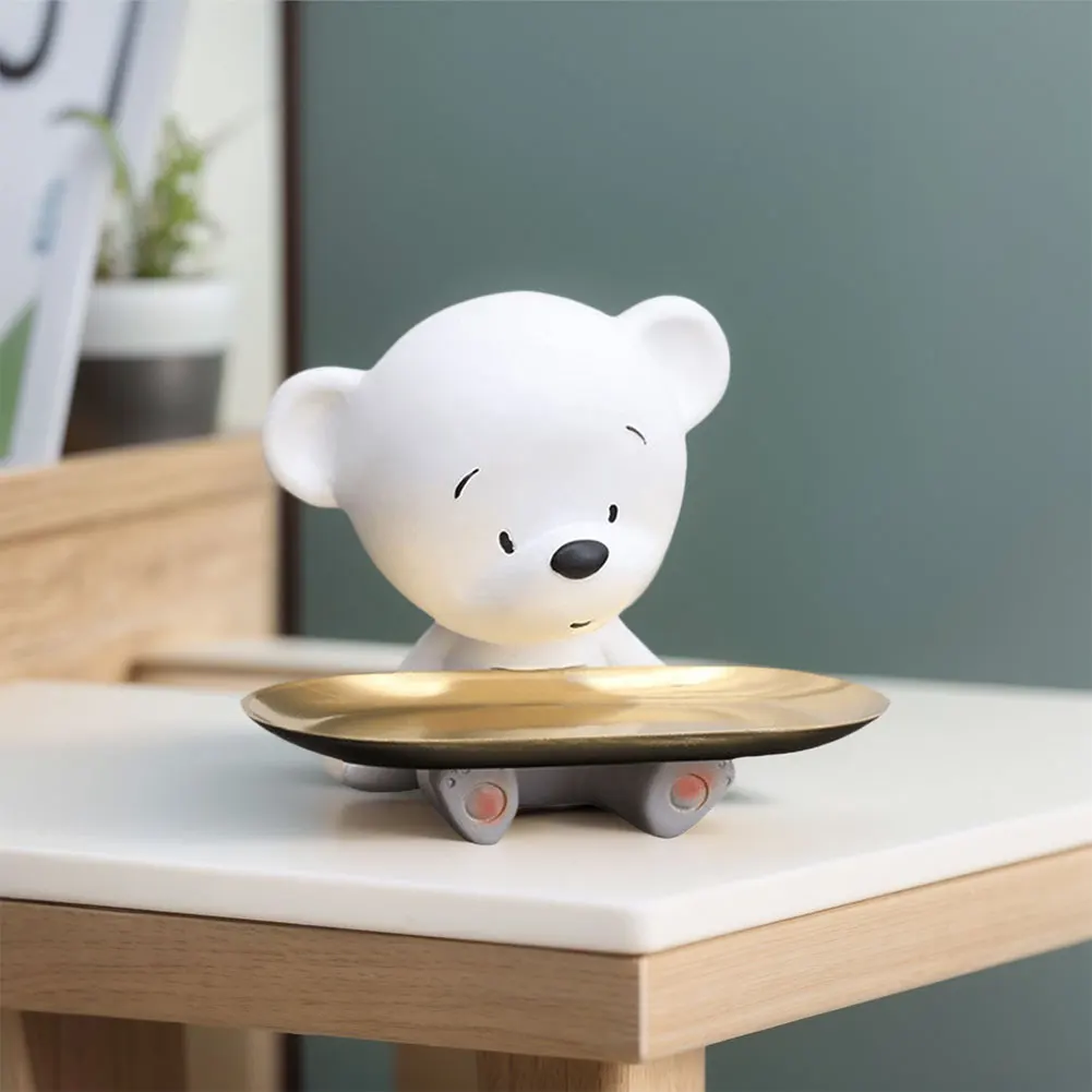 천사 조각상 트레이, 천사 조각 보관 트레이, 미적 드레서 향수 보관 송진, 침실 거실용 장식
