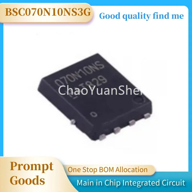 

BSC070N10NS3G 070N10NS BSC070N10NS BSC070N10NS3 G MOSFET N-CH 100V 90A TDSON-8 оригинал новый 100% качество