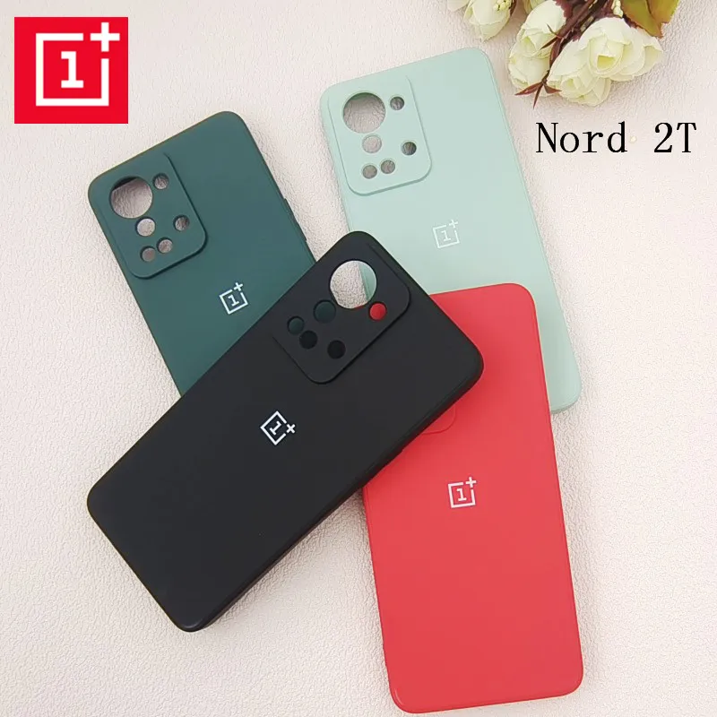  Tiwinxing Funda compatible con OnePlus Nord 2T de silicona,  ultra delgada, de TPU, a prueba de golpes, antiarañazos, OnePlus Nord 2T 5G,  funda protectora con bordes cuadrados (verde oscuro) : Celulares