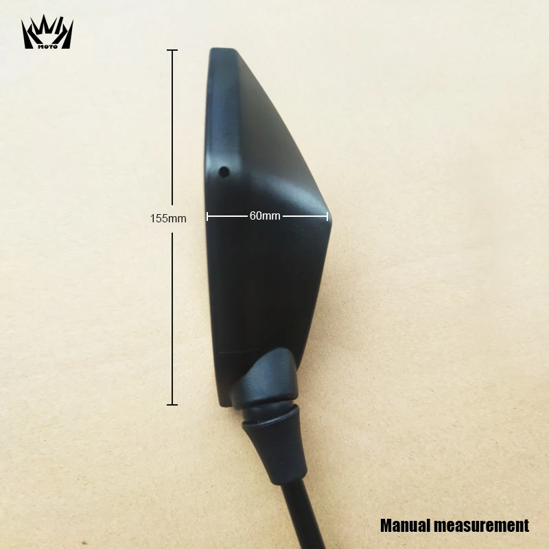 KWIKMOTO 범용 오토바이 미러, 전기 자전거 스쿠터 백미러, 전기 모빌 후면 볼록 미러, 10mm, 2 개 쌍