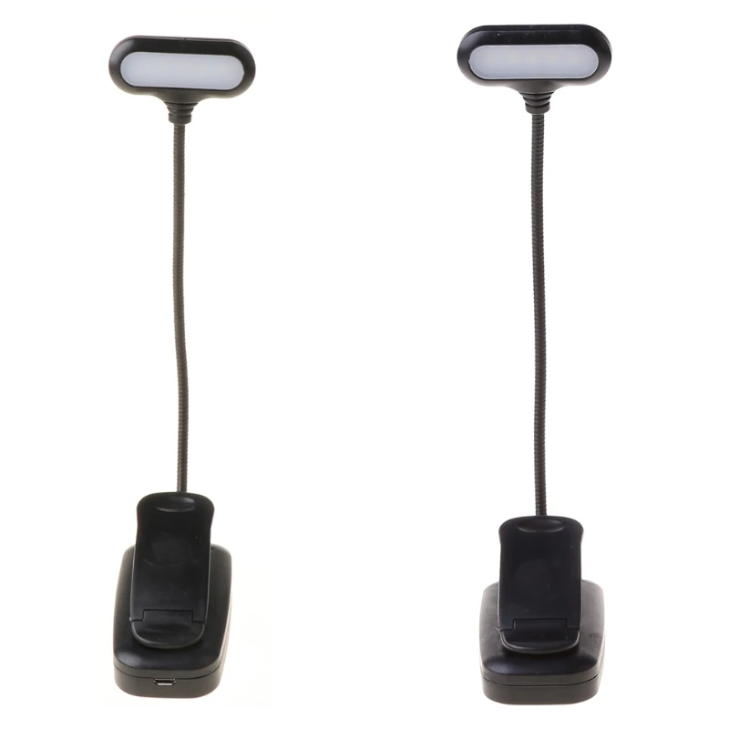 

Mini LED Clip Book Light Adjustable Reading Lamp Battery/USB Operated for Kids