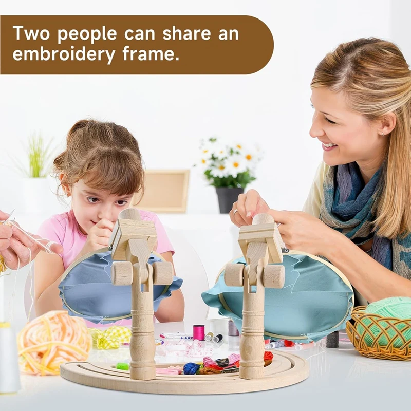 Good-Embroidery Hoop Stand Adjustable-360&deg;Rotated Embroidery Frame Stand, Embroidery Stands For Hand Work Art Craft