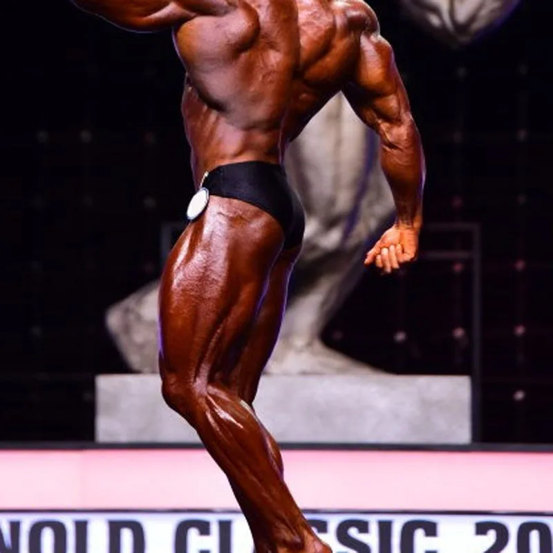 IFBB NPC WBFF Classical Fitness Competition Pants Black Professional Bodybuilding Posing Trunks for Men Boxer Shorts
