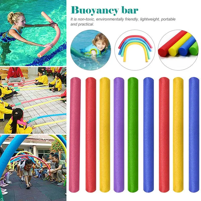 

1pc Swimming Floating Foam Sticks Swim Pool Hollow Floats Noodle Aid Floating Sticks Swimming Stick Color Foam Stick Hollow