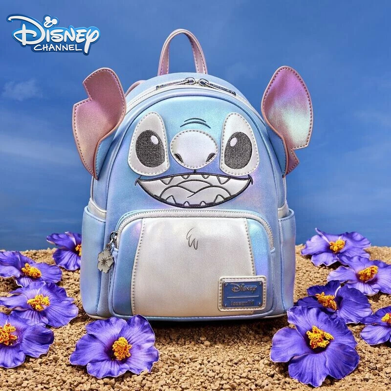 Loungefly Disney Stitch 100Th Anniversary Platinum Mini Zaino Lilo And Stitch Zaino Cosplay Kawaii Zainetto Regalo Per Bambini
