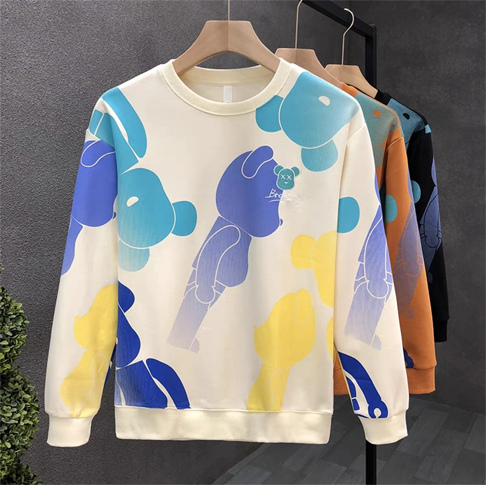 

Luxury Brand Hoodie Women Trend Oversize Sweatshirt Print Letter Hip Hop Loose Unisex Loose Hoodie O Neck Pullover
