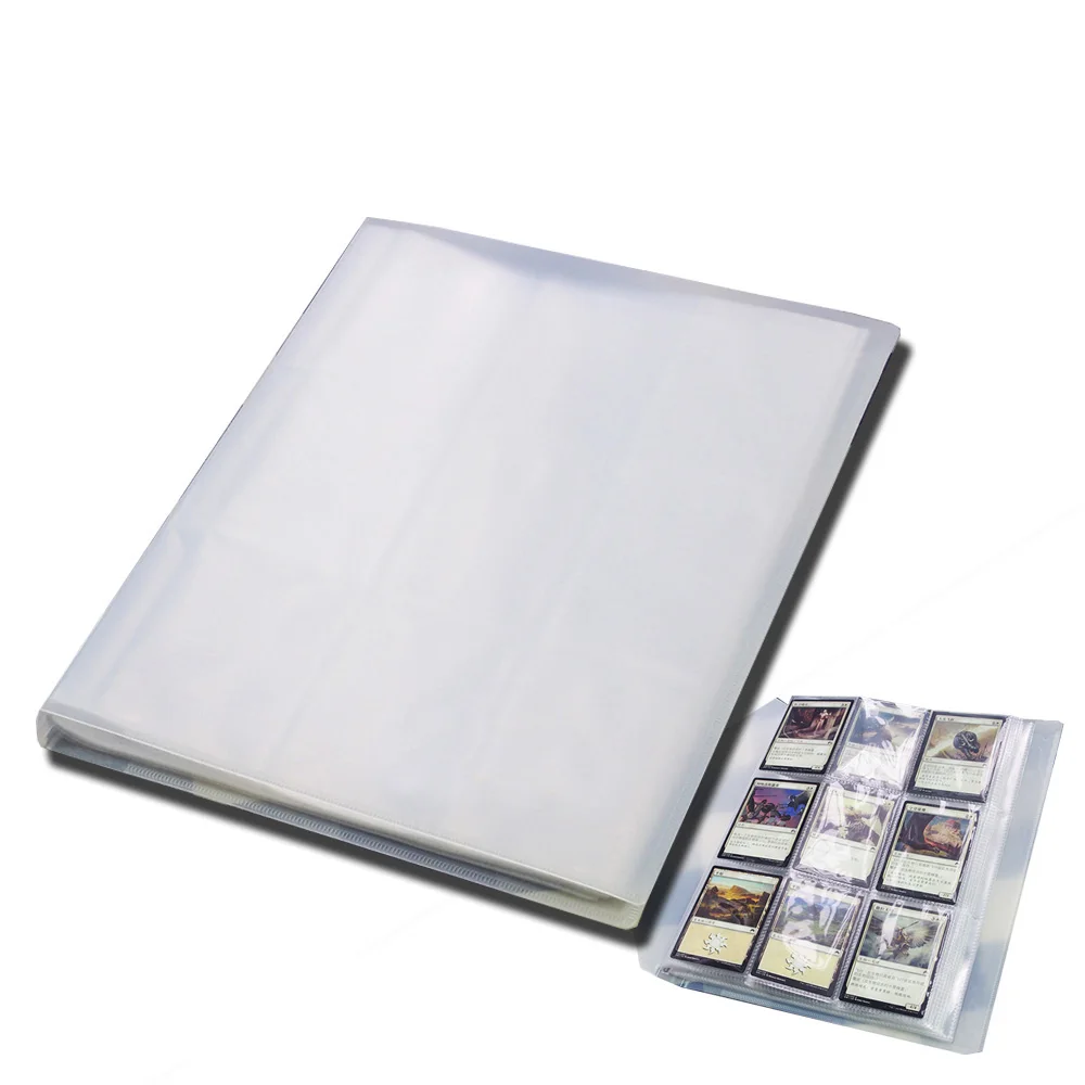 9 Pocket Trading Card Binder Album Holder Protector Page Folder For 