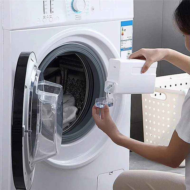 Reusable Laundry Detergent Bottles, Large Capacity Softener Storage, Refillable Washroom Organizer