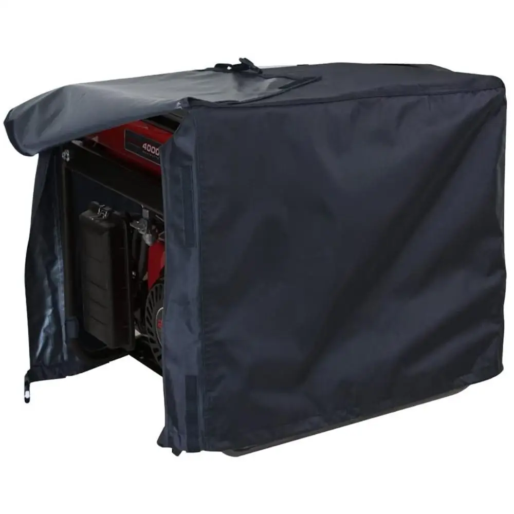 Description Picture 4 of item3 Size Generator Cover Windproof Protective Cover Canopy Shelter Waterproof Oxford Cloth All-Purpose Covers Protection Black