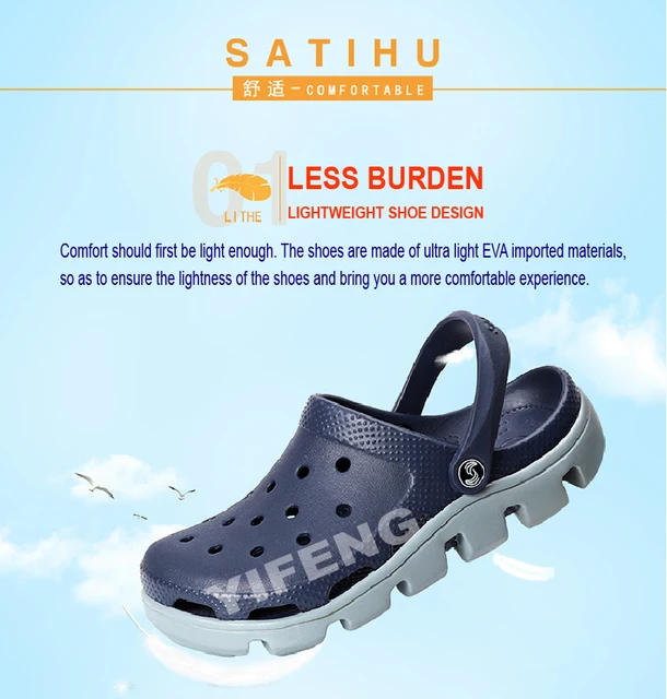 Zoccoli Da Giardino Donna In EVA | Scarpe Impermeabili Leggere | Per Spiaggia, Casa, Piscina - Foto 7