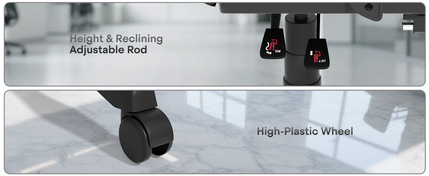 ergonomic gaming chair with footrset reclining