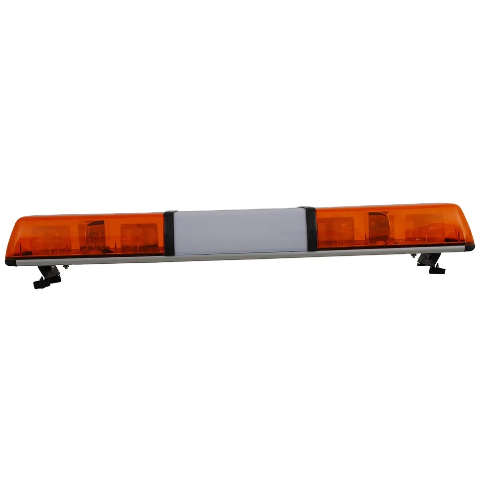 Fortschrittliche Licht emittierende Dioden-Warnlichtleiste, Stroboskoplicht, DC12 V oder 24 V, bernsteinfarben, 120 cm, vier lichtemittierende Diodenleuchten in 48