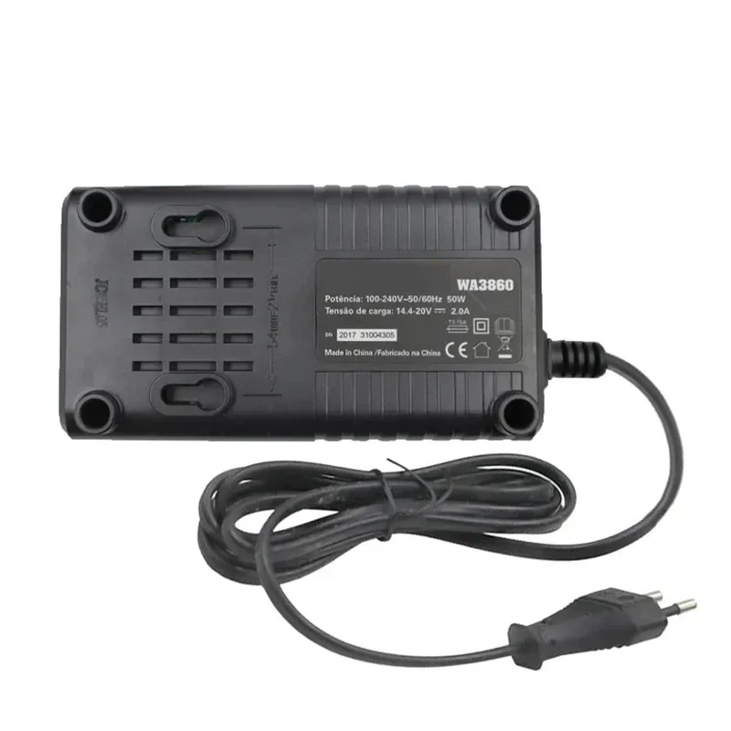 Replacement Mini Charger For Worx 20V Batteries - Compatible With WA3525, WA3578, WA3575, WA3520, Compact Design