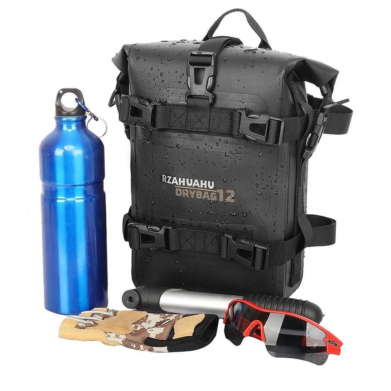 Motorcycle Luggage Bag 4L Motor Accessories Sissy Bar Bag Motorbike Side Bag Motorcycle Luggage Bag 4L Motor Accessories Sissy Bar Bag Motorbike Side Bag