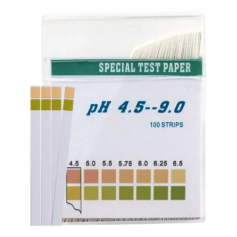 

PH Tester Paper 100pcs Full Range 1-14 Ph Indicator Paper Water Quality Testing Strips For Amniotic Fluid Canning Cosmetic Pet