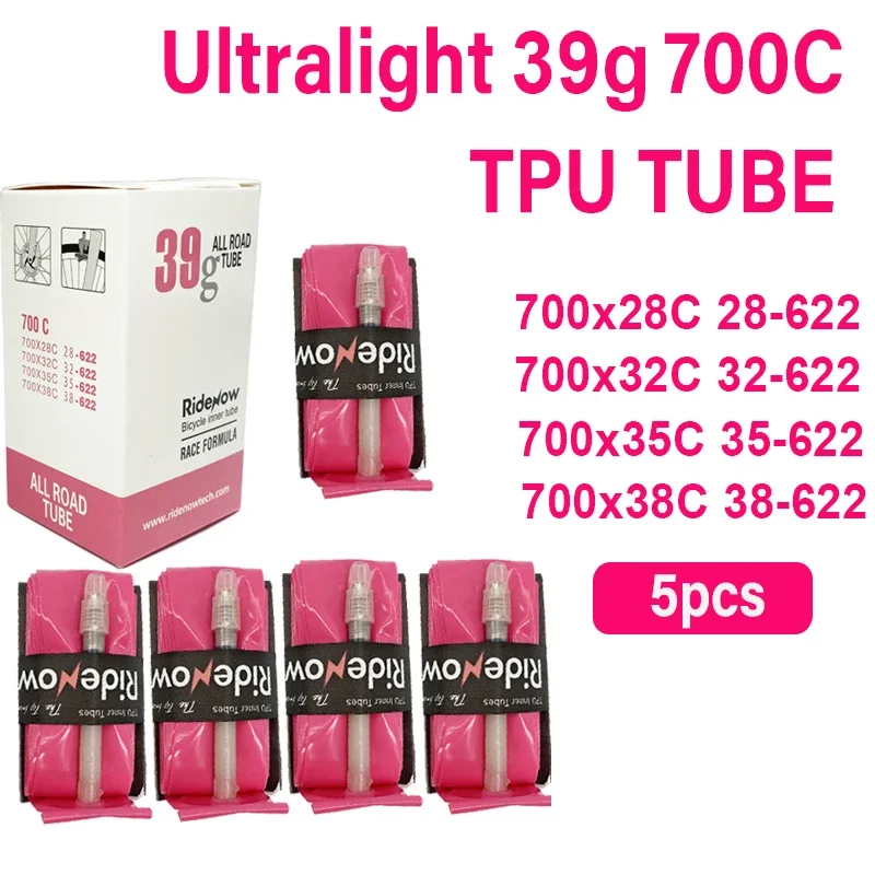 Ultralight TPU Inner Tube for Road and Gravel Bikes with French Valve