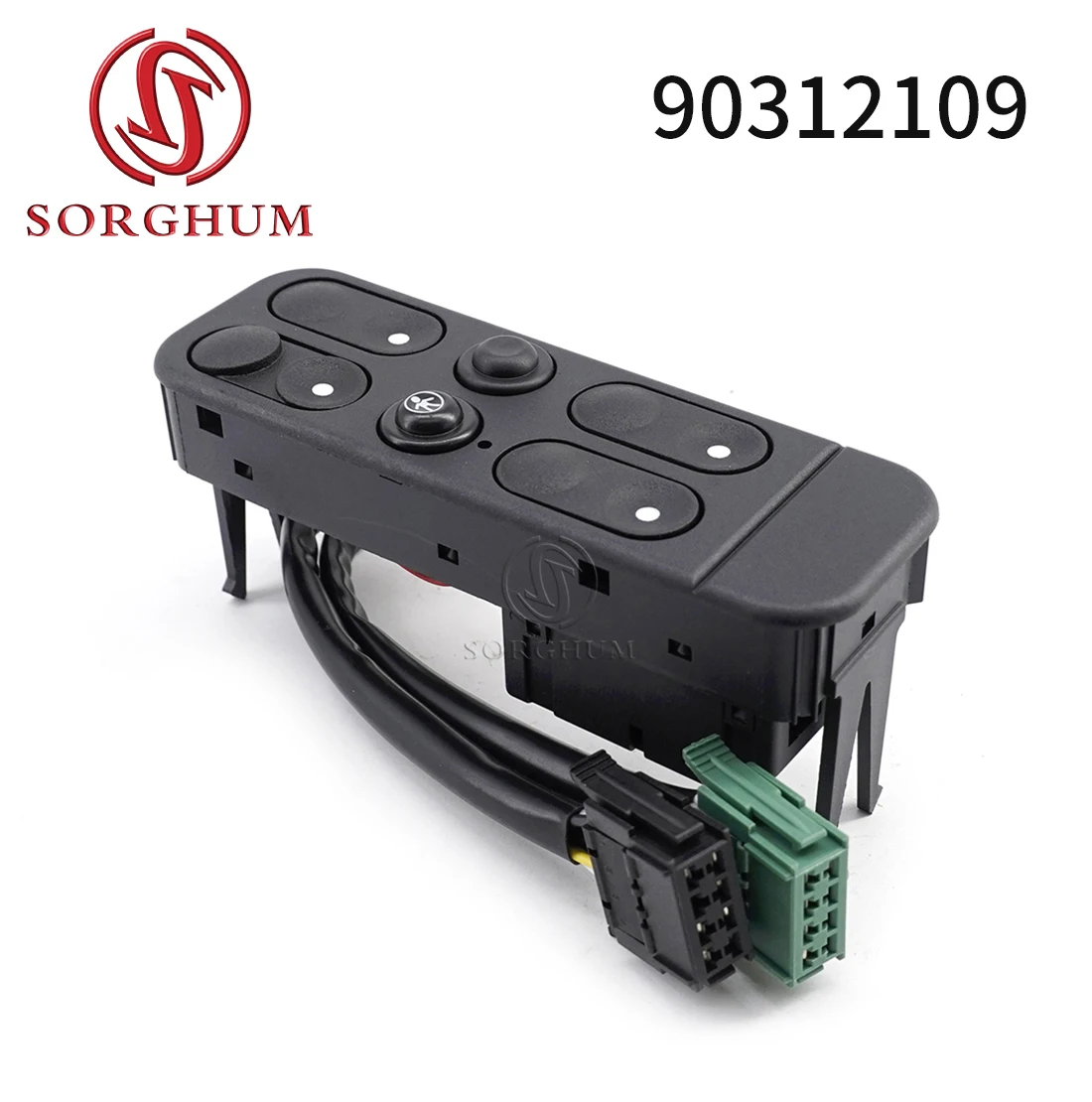 SORGHUM 90312109 For Opel Vectra A 1988-1995 New Car Electric Power Master Switch Window Lifter Control Regulator Button 1240600