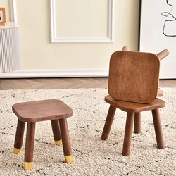 Stools Portable All Solid Wood Small Stool Household Children's Low Stool Wooden Bench Chair Living Room Stool Cool Board Chair