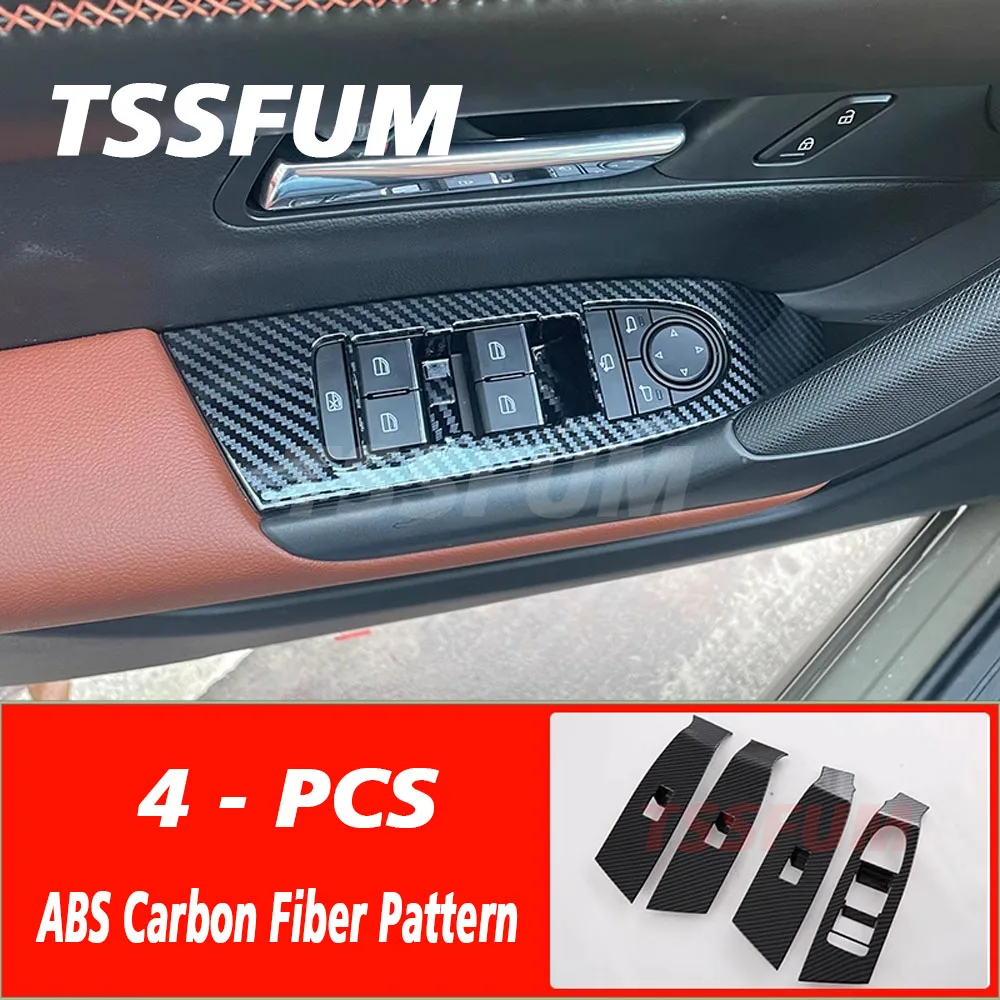 Car Interior Carbon Fiber Full Set Sticker Control Gear Shift Panel Cover for Mazda CX-50 CX50 2022 2023 2024 Auto Accessories