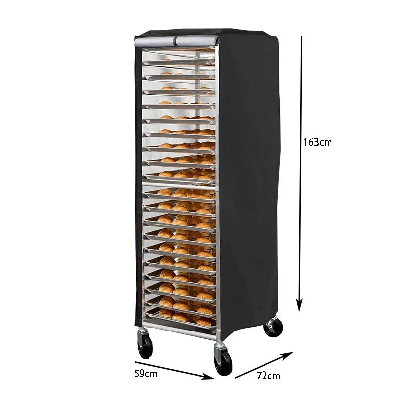 Chair Dust Cover 210D Oxford Cloth Water And Dust Proof Bread Rack Dust Cover For Baking Tray Racks