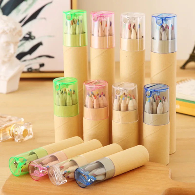 Professional 12 Color Pencil Crayon for Child Kawaii School Supplies 2022 Stationery Batch Barreled Oily Colored Pencil Art Tool princess roman sandals 2022 baby summer fashion cut outs shoe for child girls beach non slip shoes kid sandals 1 2 3 4 5 6 years