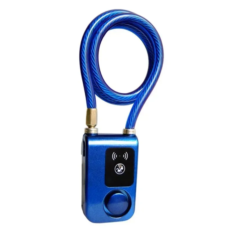 Steel Wire Bluetooth Lock Bicycle Electric Motorcycle Keyless Bluetooth APP Unlocking Vibration Alarm Rain Protection