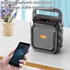 Outdoor square dance handheld caixa de som Bluetooth speaker, karaoke charging portable speaker FM Radio oudspeaker microphone 5